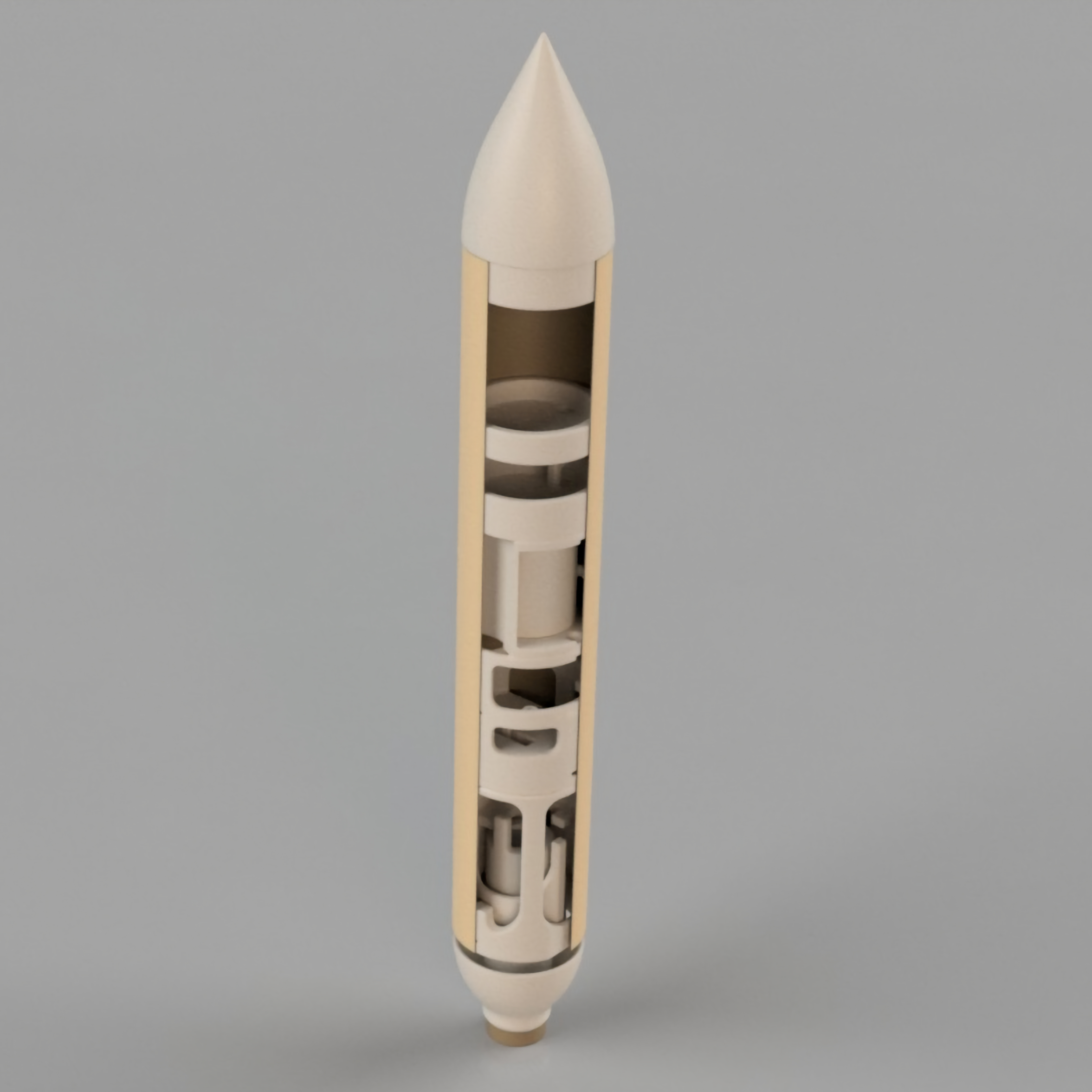 Ares TVC rocket final CAD rendering
