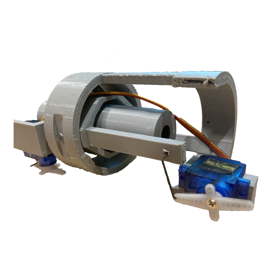 Matthew Iannitelli's TVC mount with blue servos
