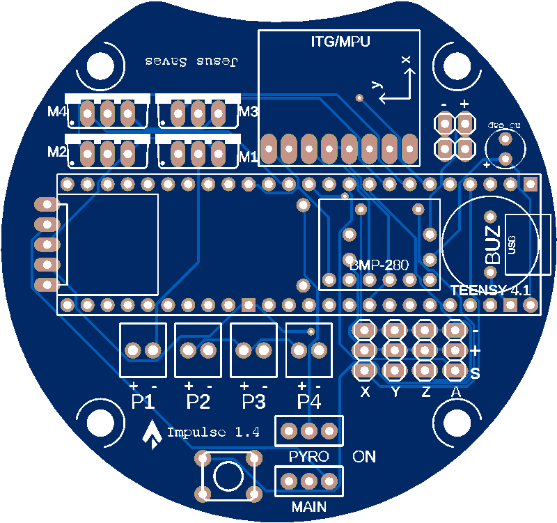 Impulse 1.4 PCB layout