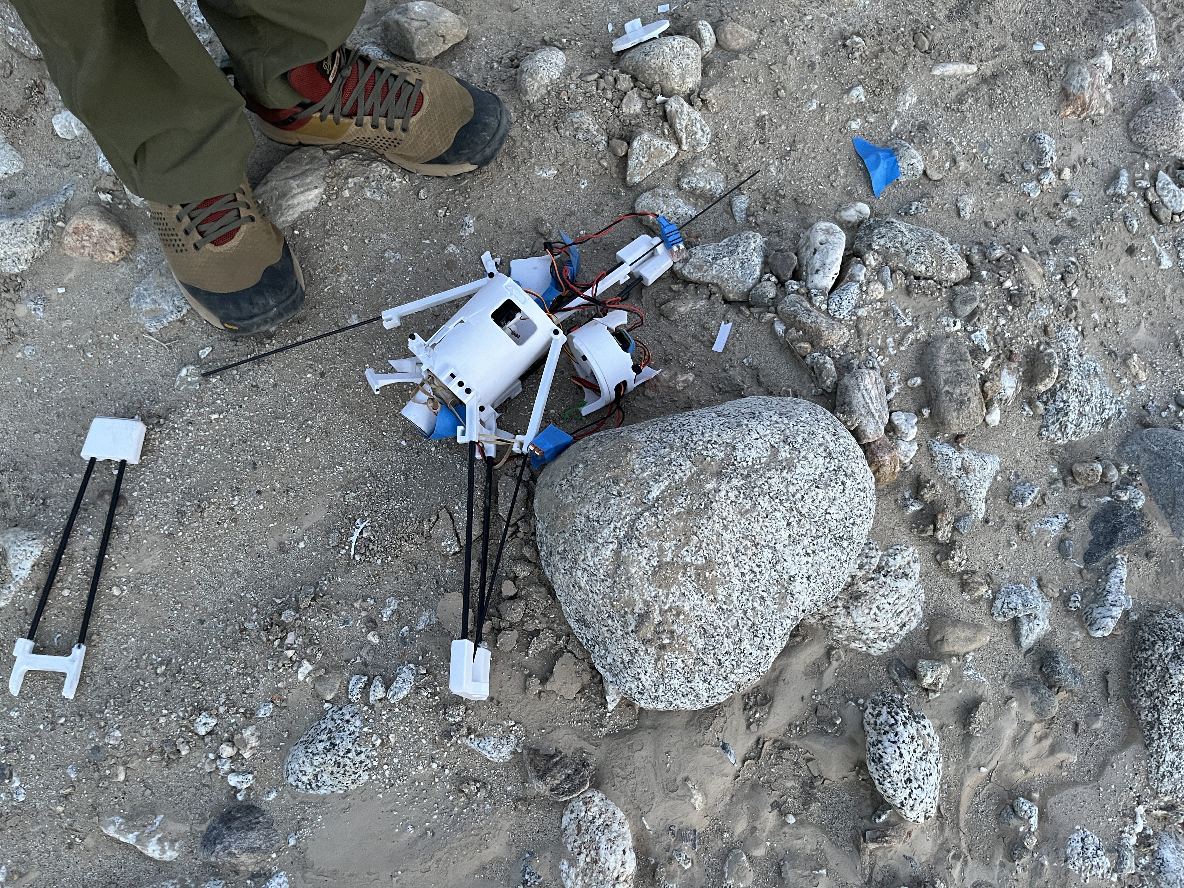 Sisyphus rocket destroyed on the ground after recovery
