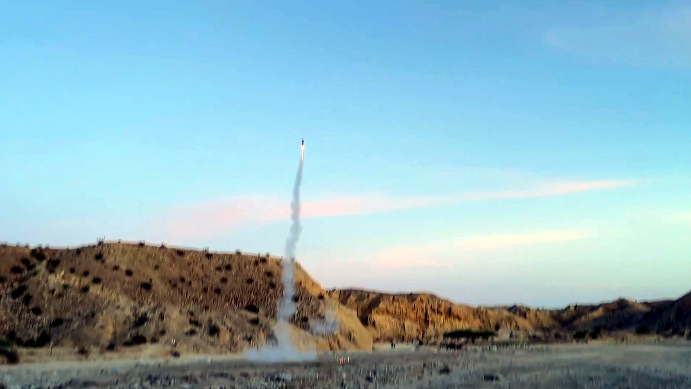 Stabilising under thrust vector control